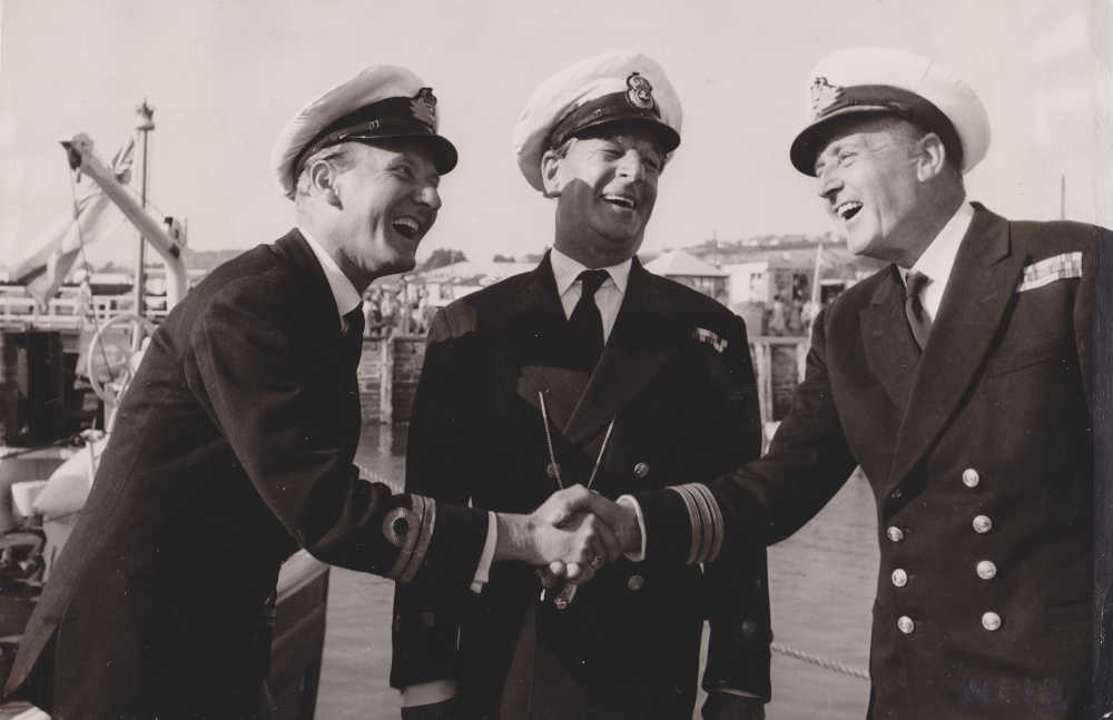 Leslie Phillips, Cecil Parker and Ronald Shiner